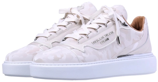 image  1 BNJ RAPHAEL LOW-TOP MARBLE REFLECTIVE CAMOUFLAGE
