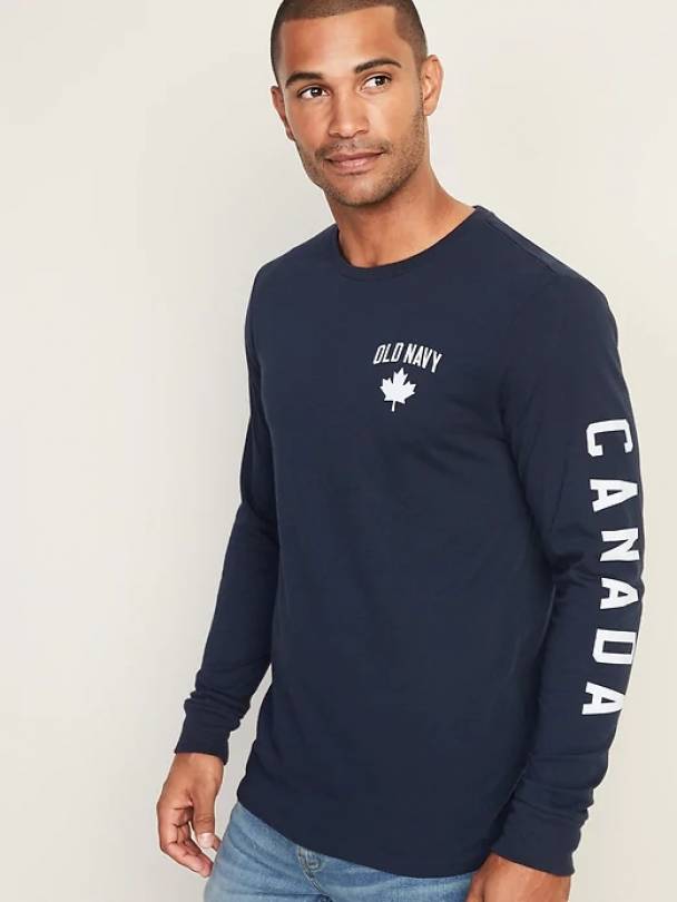 OLD NAVY Soft-Washed Canada-Graphic Tee
