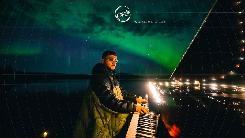 Sofiane Pamart Live Under The Northern Lights In Lapland Finland For Cercle