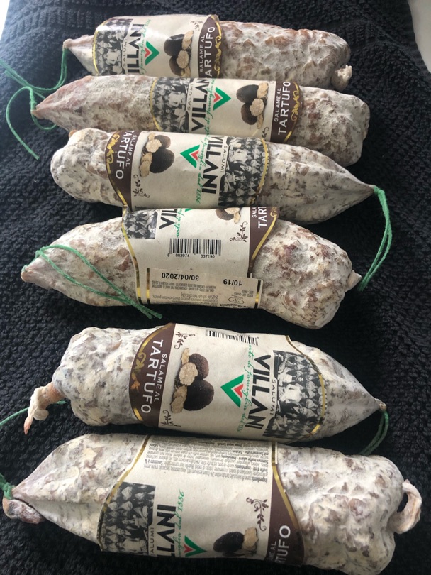 Villlani italian truffle salame